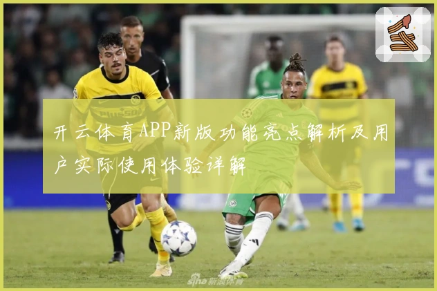 开云体育APP新版功能亮点解析及用户实际使用体验详解